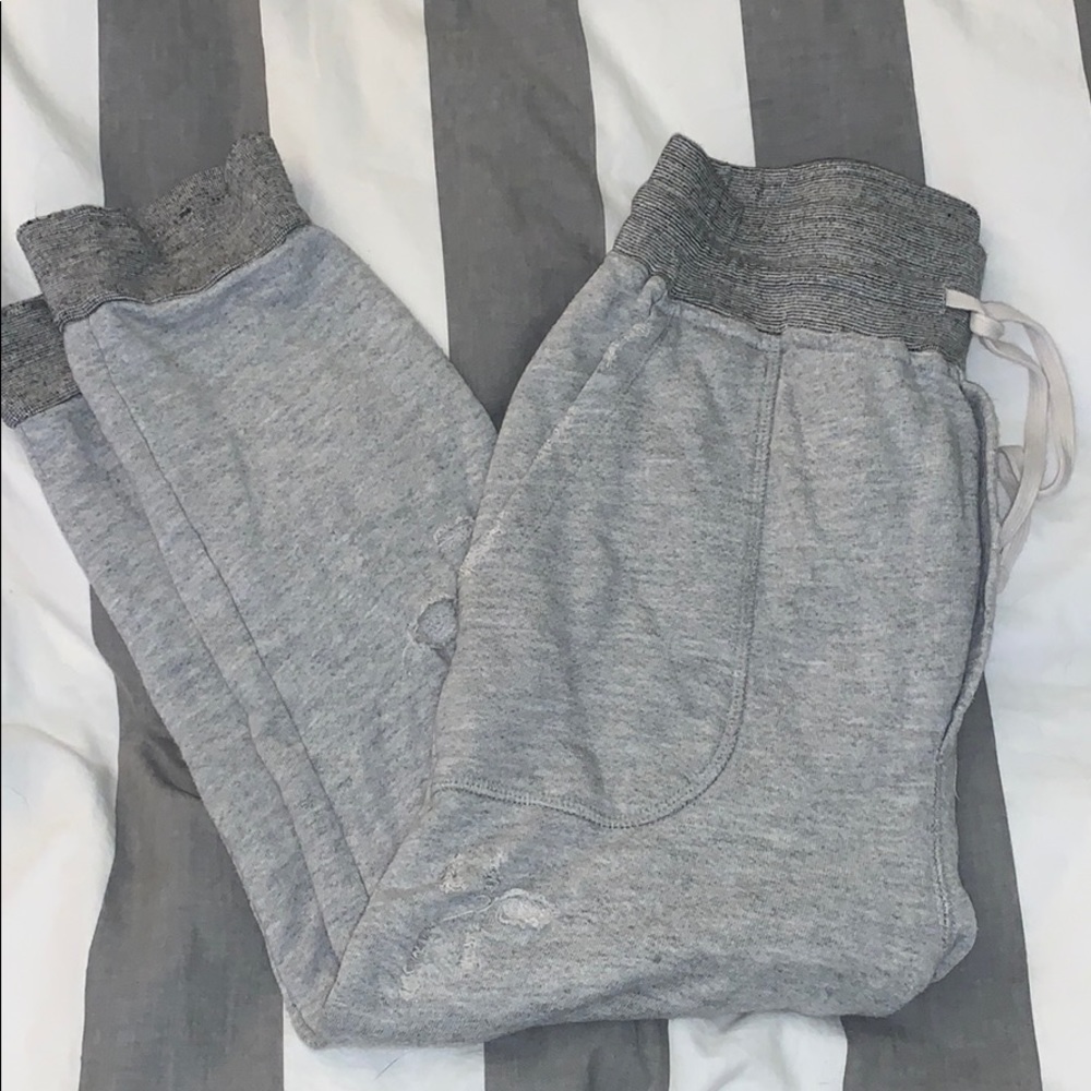 Distressed joggers